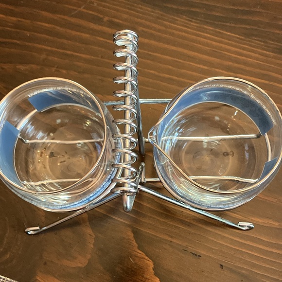 Vintage Libby, sugar, bowl and creamer with Caddy - Picture 4 of 5